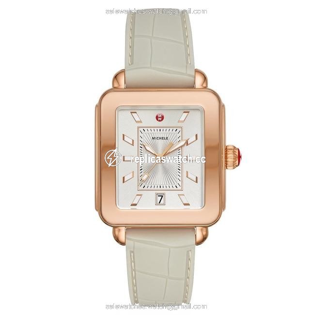 Michele Rosegold Deco Sport and Cashmere Watch Michele Rosegold Deco Sport and Cashmere Watch