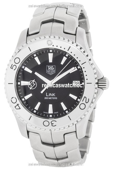 TAG Heuer Black Link Wj1110 Stainless Steel Quartz Mens Watch TAG Heuer Black Link Wj1110 Stainless Steel Quartz Mens Watch