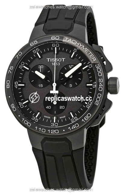 Tissot Black T-race Cycling Chronograph Quartz Round Mens Watch Tissot Black T-race Cycling Chronograph Quartz Round Mens Watch