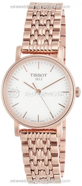 Tissot Rose Gold Rose White Everytime Small Dial Ladies Watch Tissot Rose Gold Rose White Everytime Small Dial Ladies Watch