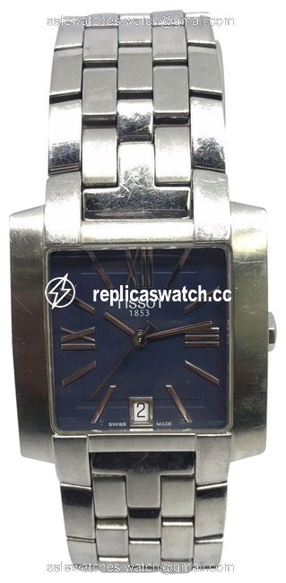 Tissot Steel Blue Dial Quartz Swiss Mens 1853 L860/960k Watch Tissot Steel Blue Dial Quartz Swiss Mens 1853 L860/960k Watch