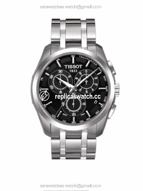 Tissot Silver T0356171105100 Ttrend Couturier Chronograph Watch Tissot Silver T0356171105100 Ttrend Couturier Chronograph Watch