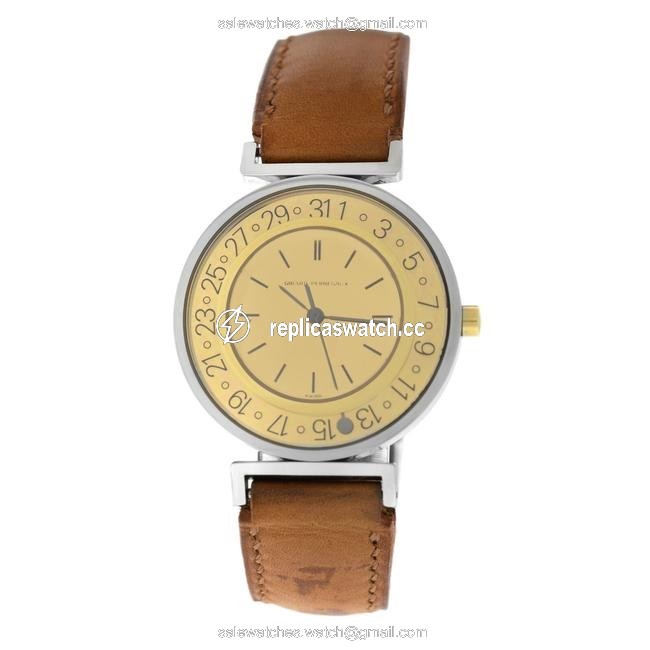 Girard-Perregaux Silver Unisex Integrale Steel Gold 32mm Date Quartz See Watch Girard-Perregaux Silver Unisex Integrale Steel Gold 32mm Date Quartz See Watch
