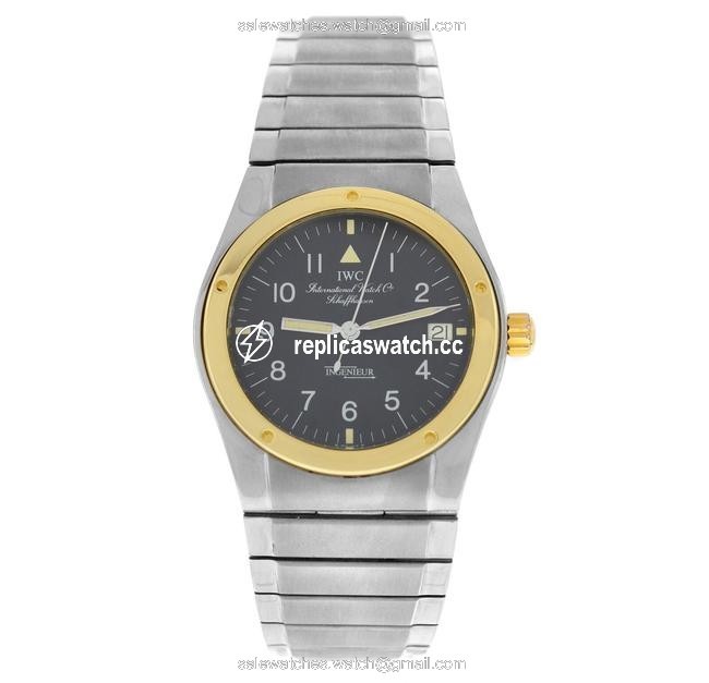 IWC Silver Unisex Schaffhausen Ingeniuer Gold Stainless Steel 32mm Quartz Watch IWC Silver Unisex Schaffhausen Ingeniuer Gold Stainless Steel 32mm Quartz Watch