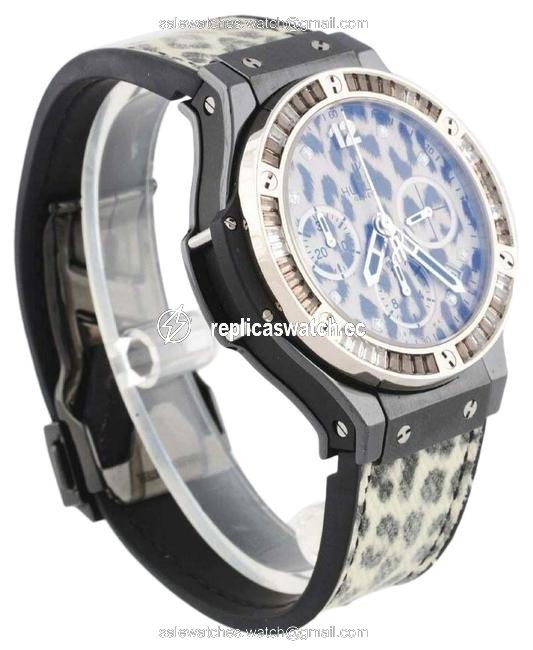 Hublot Leopard Big Bang Chronograph Snow 341.cw.7717.nr.1977 Watch Hublot Leopard Big Bang Chronograph Snow 341.cw.7717.nr.1977 Watch
