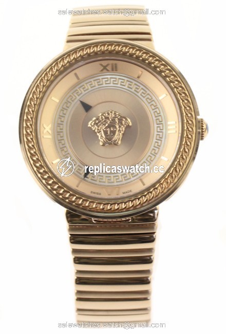 Versace Gold V-metal Icon Watch Versace Gold V-metal Icon Watch