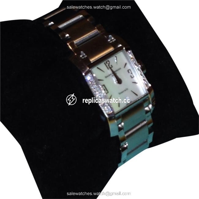 Baume & Mercier Steel Limited Edition Tiffany Co. Hampton Diamant Stainless Quartz with Diamonds Watch Baume & Mercier Steel Limited Edition Tiffany Co. Hampton Diamant Stainless Quartz with Diamonds Watch