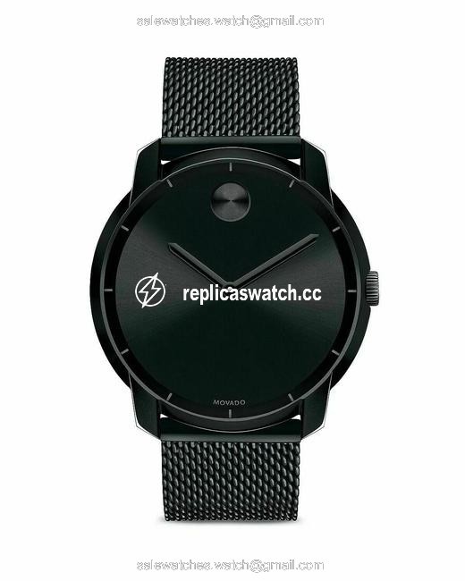 Movado Black Bold Stainless Mesh Mens Quartz 3600261 Watch Movado Black Bold Stainless Mesh Mens Quartz 3600261 Watch