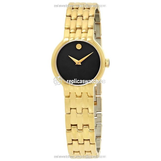 Movado Vetur Black Dial Ladies 0606935 Watch Movado Vetur Black Dial Ladies 0606935 Watch
