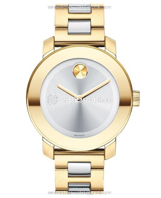 Movado Gold Two Tone Stainless Steel Midsize 3600129 Watch Movado Gold Two Tone Stainless Steel Midsize 3600129 Watch