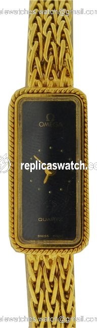 Omega Black Vintage 18k Ladies Watch Omega Black Vintage 18k Ladies Watch
