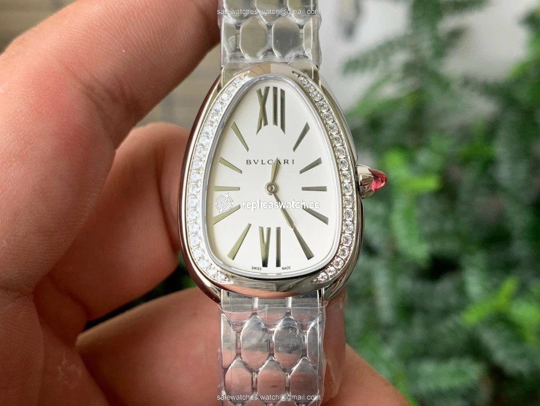 SERPENTI SEDUTTORI WATCH SS BVF 1:1 BEST EDITION WHITE DIAL DIAMONDS BEZEL ON SS BRACELET ETA QUARTZ SERPENTI SEDUTTORI WATCH SS BVF 1:1 BEST EDITION WHITE DIAL DIAMONDS BEZEL ON SS BRACELET ETA QUARTZ