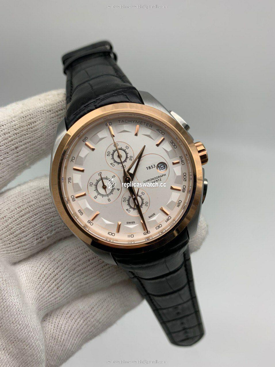 Tiss Classic White Dial on Black Lither Strap Tiss Classic White Dial on Black Lither Strap