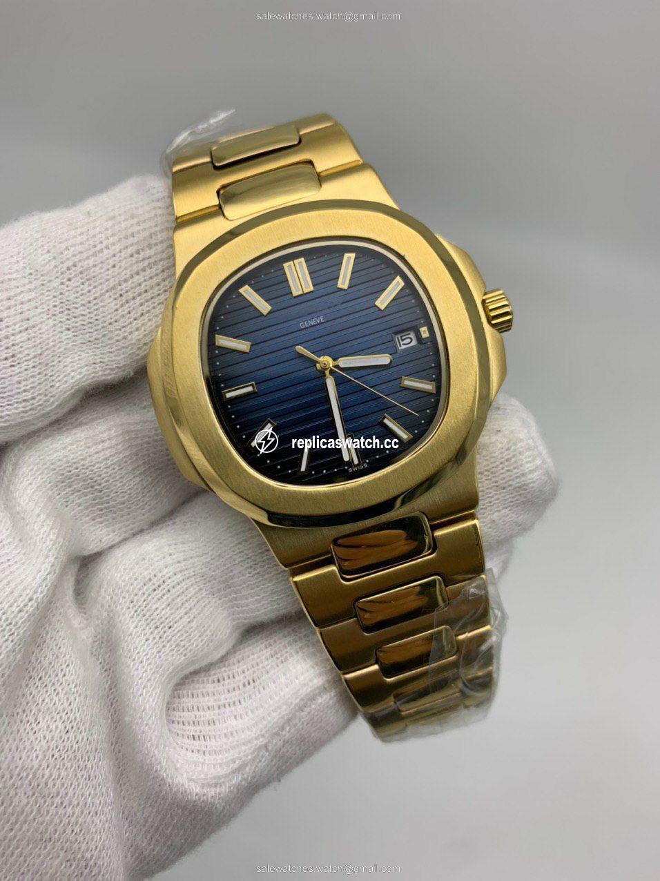 PP Nautilu Blue Dial Limon Steel Strap PP Nautilu Blue Dial Limon Steel Strap