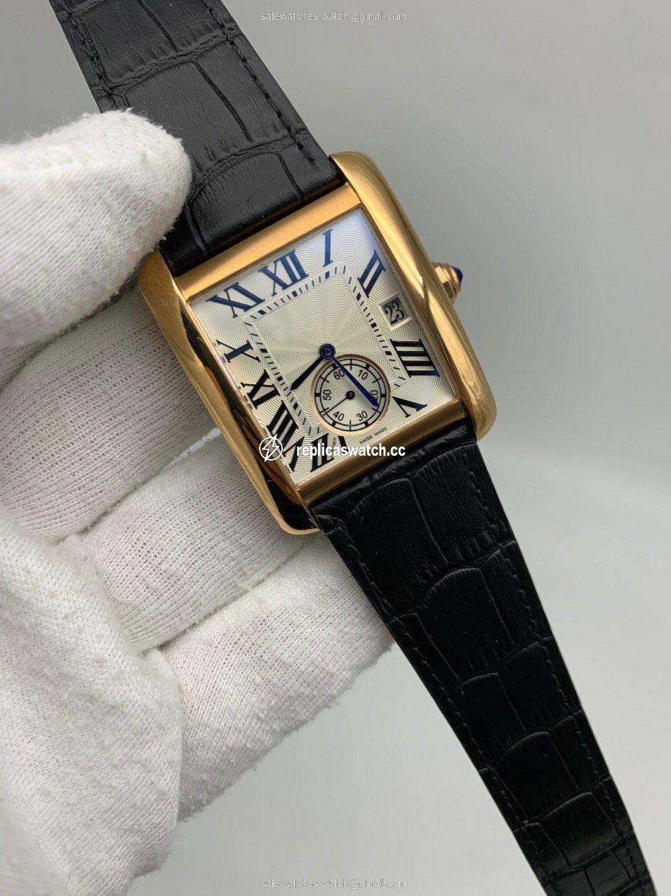 Car Santo Classic Gold Case White Dial Crono Car Santo Classic Gold Case White Dial Crono