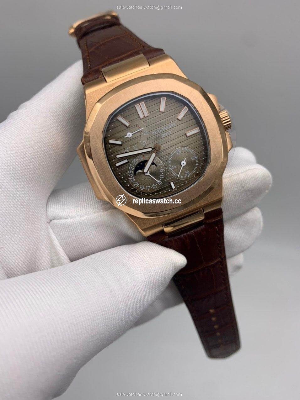 Patek Philippe Nautilus Gold Dial Duble Chrono Patek Philippe Nautilus Gold Dial Duble Chrono