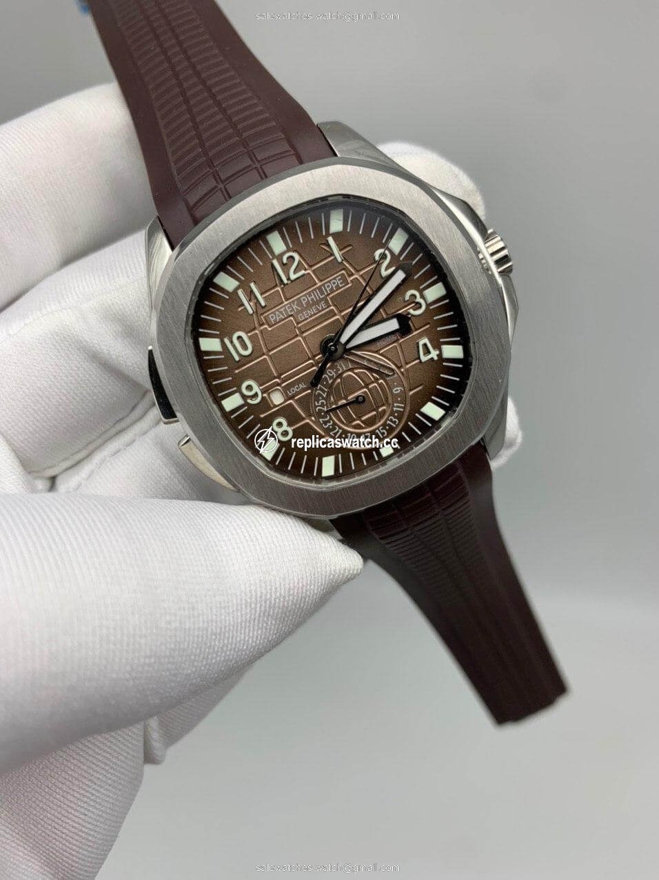 Patek Philippe Aquanaut Chocolate Silver Dial Patek Philippe Aquanaut Chocolate Silver Dial