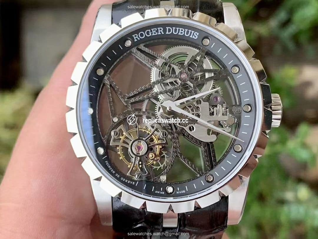 Roger Dubuis G041C - Excalibur Spider Skele Flying Tourb TI/RU Black BBR Roger Dubuis G041C - Excalibur Spider Skele Flying Tourb TI/RU Black BBR