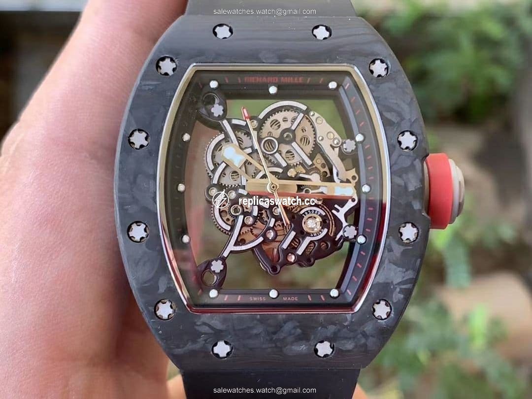 RM055 NTPT KVF Best Edition Skeleton Dial Gold on White Rubber Strap MIYOTA8215 V3 RM055 NTPT KVF Best Edition Skeleton Dial Gold on White Rubber Strap MIYOTA8215 V3