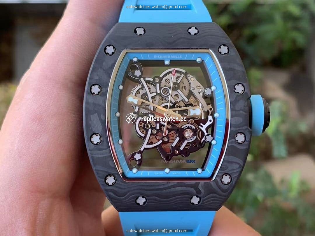 RM055 NTPT KVF Best Edition Skeleton Dial Gold on White Rubber Strap MIYOTA8215 V3 RM055 NTPT KVF Best Edition Skeleton Dial Gold on White Rubber Strap MIYOTA8215 V3