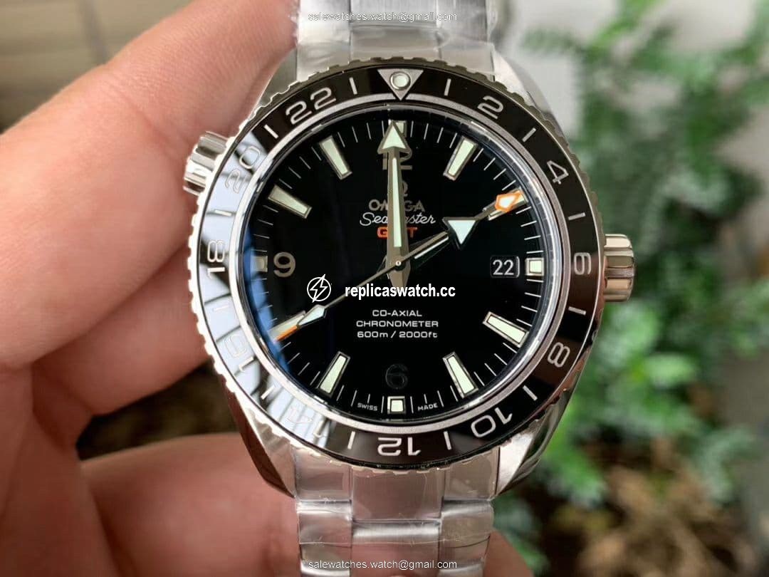 Planet Ocean 600M GMT 43.5mm VSF 1:1 Best Edition Black Dial SS Markers on SS Bracelet A8605 Super Clone Planet Ocean 600M GMT 43.5mm VSF 1:1 Best Edition Black Dial SS Markers on SS Bracelet A8605 Super Clone