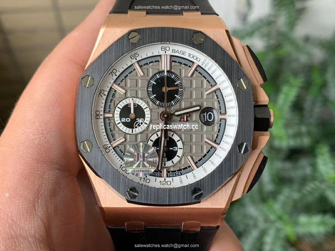 Royal Oak Offshore 44mm RG Germany Edition JF 1:1 Best Edition on Rubber Strap A3126 V2 Royal Oak Offshore 44mm RG Germany Edition JF 1:1 Best Edition on Rubber Strap A3126 V2