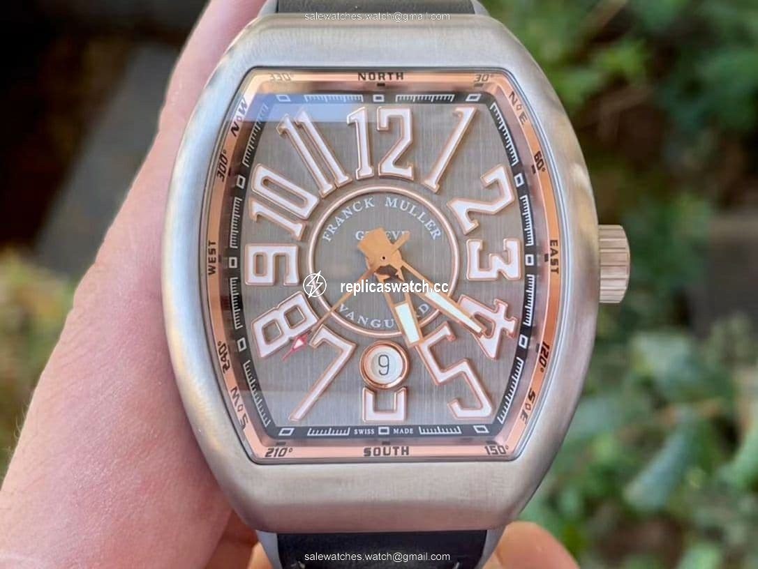 Vanguard V45 Titanium ZF 1:1 Best Edition Gray Dial on Broiwn Rubber Strap MIYOTA 9015 Vanguard V45 Titanium ZF 1:1 Best Edition Gray Dial on Broiwn Rubber Strap MIYOTA 9015