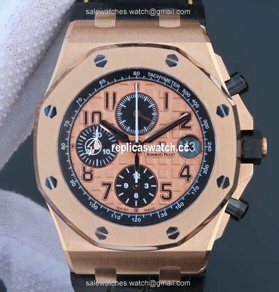 Royal Oak Offshore 2014 Gold Theme JF 1:1 Best Edition on Black Leather Strap A3126 Royal Oak Offshore 2014 Gold Theme JF 1:1 Best Edition on Black Leather Strap A3126