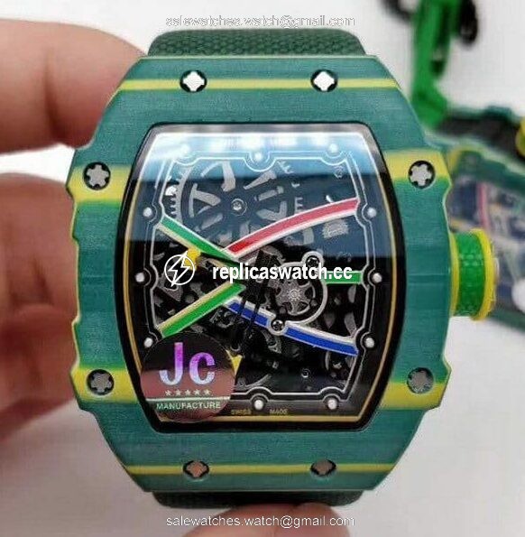 RM 67-02 Sprint Skeleton Dial on Green Nylon Strap 6T51 RM 67-02 Sprint Skeleton Dial on Green Nylon Strap 6T51