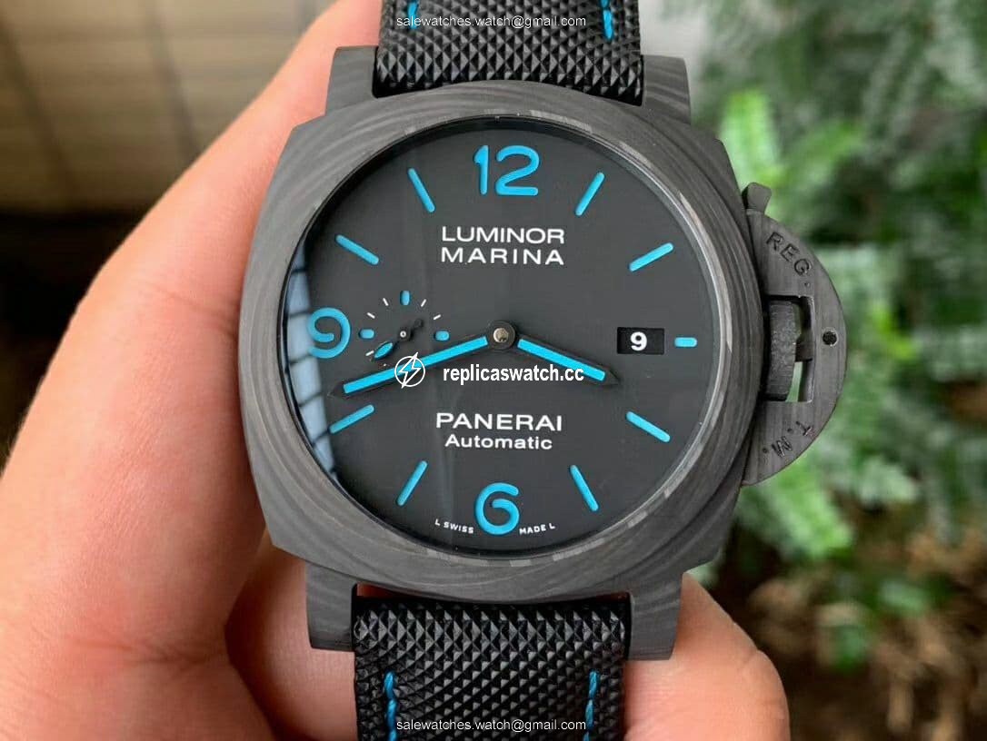 PAM1661 Carbotech VSF 1:1 Best Edition on Black Kevlar Composite Strap P.9010 Clone PAM1661 Carbotech VSF 1:1 Best Edition on Black Kevlar Composite Strap P.9010 Clone