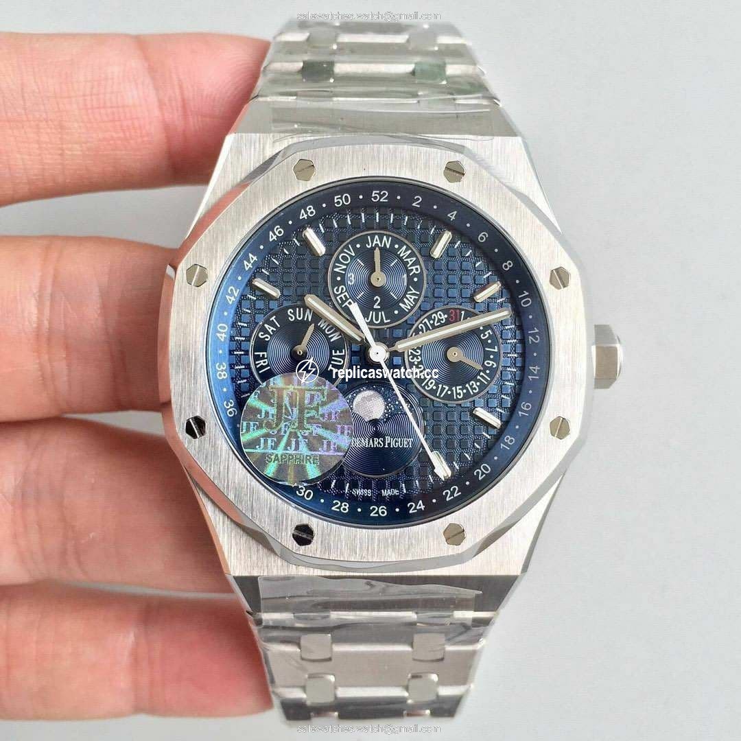 Royal Oak Perpetual Calendar 26574 SS/SS Blue JF A5134 Royal Oak Perpetual Calendar 26574 SS/SS Blue JF A5134