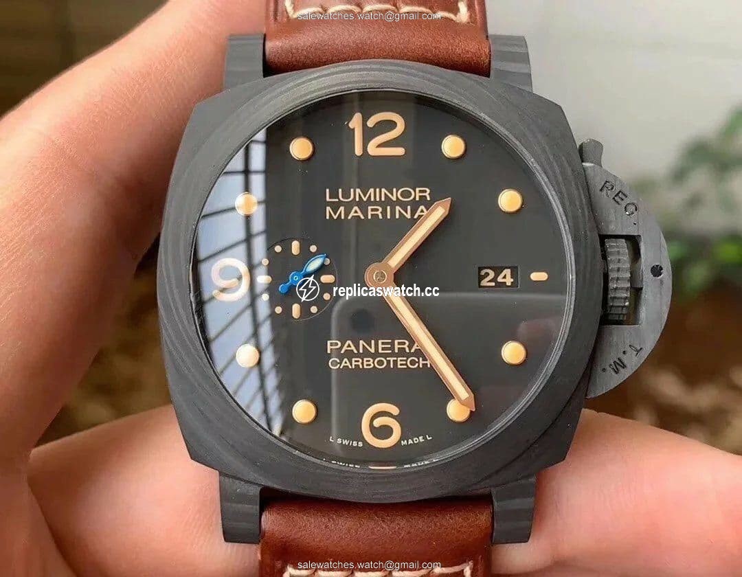 Pan Luna Chocolate Dial Lither Strap Pan Luna Chocolate Dial Lither Strap