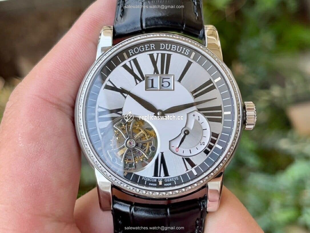 Roger Dubuis Hommage Flying Tourb RDDBHO0568 SS/LE Wht/Wht A Tour Roger Dubuis Hommage Flying Tourb RDDBHO0568 SS/LE Wht/Wht A Tour