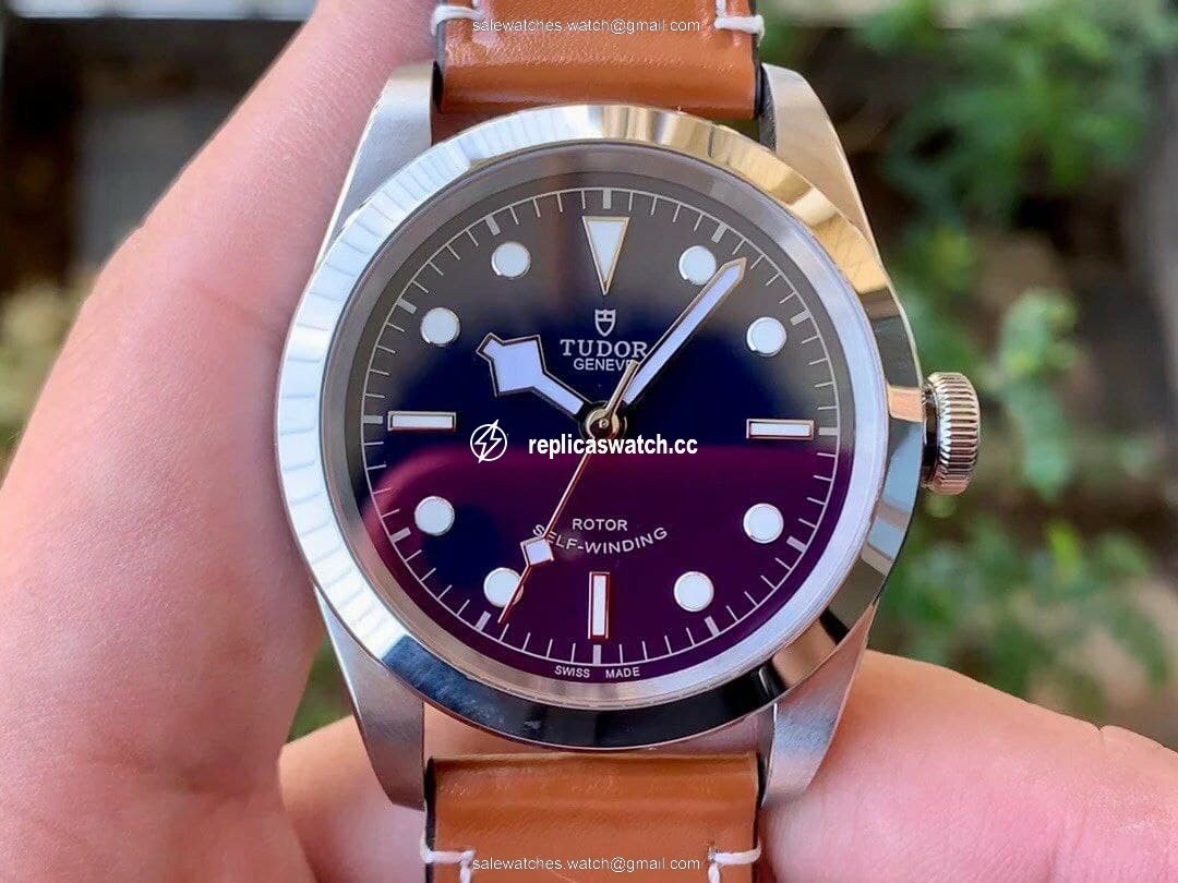 Black Bay 41 LF 1:1 Best Edition Blue Dial on Brown Leather Strap A2824 Black Bay 41 LF 1:1 Best Edition Blue Dial on Brown Leather Strap A2824