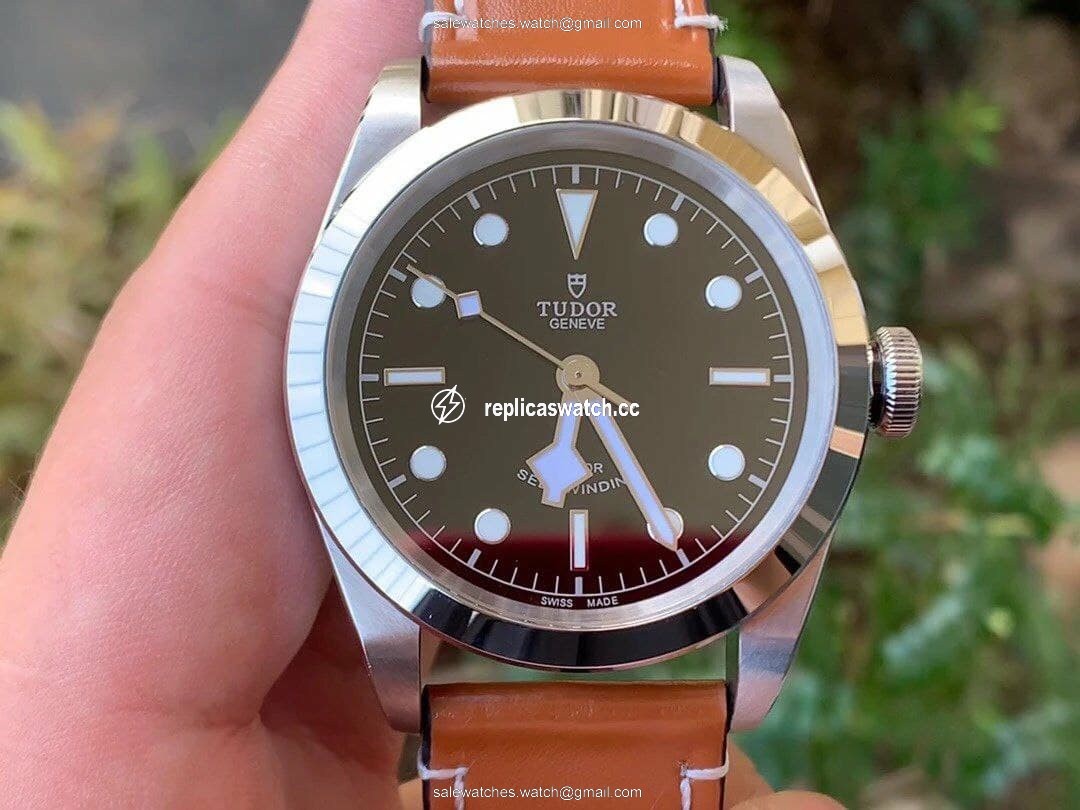 Black Bay 41 LF 1:1 Best Edition Black Dial on Brown Leather Strap A2824 Black Bay 41 LF 1:1 Best Edition Black Dial on Brown Leather Strap A2824