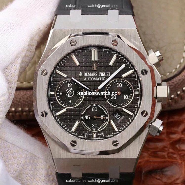 AP0608A - Royal Oak Chronograph 1:1 Best Edition 26331ST SS/LE Black AP0608A - Royal Oak Chronograph 1:1 Best Edition 26331ST SS/LE Black