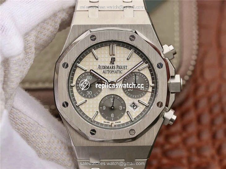AP0632 - Royal Oak Chrono 1:1 Best Edition 26331ST SS/SS Grey/Wht AP0632 - Royal Oak Chrono 1:1 Best Edition 26331ST SS/SS Grey/Wht