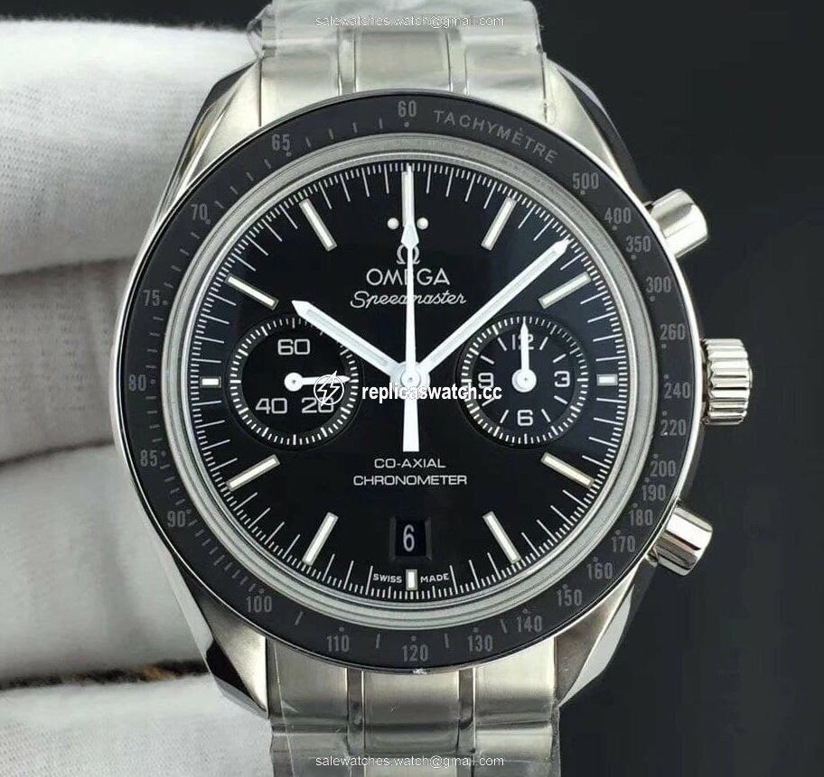 Omega Speedmaster Moonwatch SS/SS Black Omega Speedmaster Moonwatch SS/SS Black