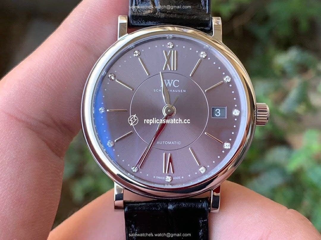 Portofino 37mm SS V7F 1:1 Best Edition Gray Dial on Black Leather Strap Portofino 37mm SS V7F 1:1 Best Edition Gray Dial on Black Leather Strap