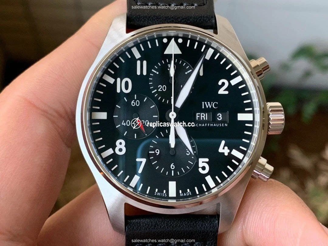 TOP GUN SS AZF 1:1 Best Edition on Black Leather Strap TOP GUN SS AZF 1:1 Best Edition on Black Leather Strap