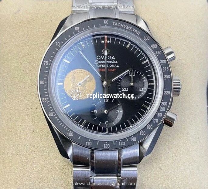 Speedmaster Apollo XI 40th Anniversary OMF 1:1 Best Edition Black Dial on SS Bracelet Manual Winding Chrono Movement Speedmaster Apollo XI 40th Anniversary OMF 1:1 Best Edition Black Dial on SS Bracelet Manual Winding Chrono Movement
