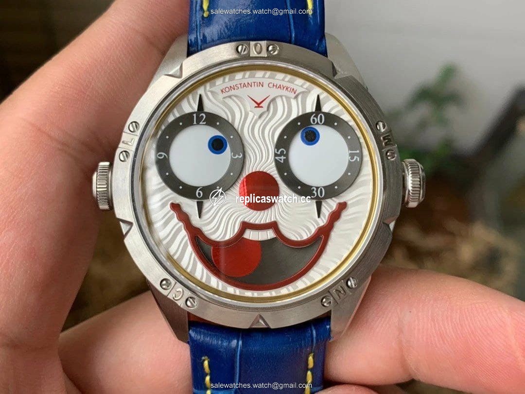 Konstantin Chaykin Joker Grey Dial 24collector leather strap Konstantin Chaykin Joker Grey Dial 24collector leather strap
