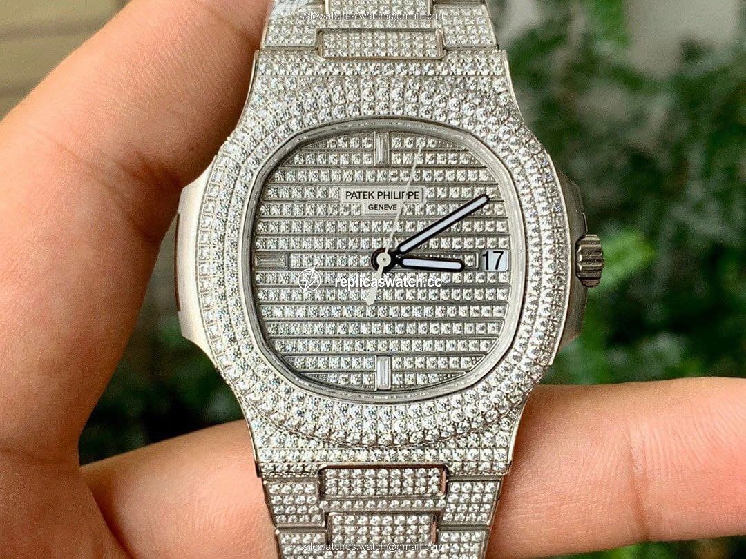 Patek Philippe Nautilus Jumbo 5719 Full Diam SS/SS Diam PPF 1:1 Best Edition Version Patek Philippe Nautilus Jumbo 5719 Full Diam SS/SS Diam PPF 1:1 Best Edition Version