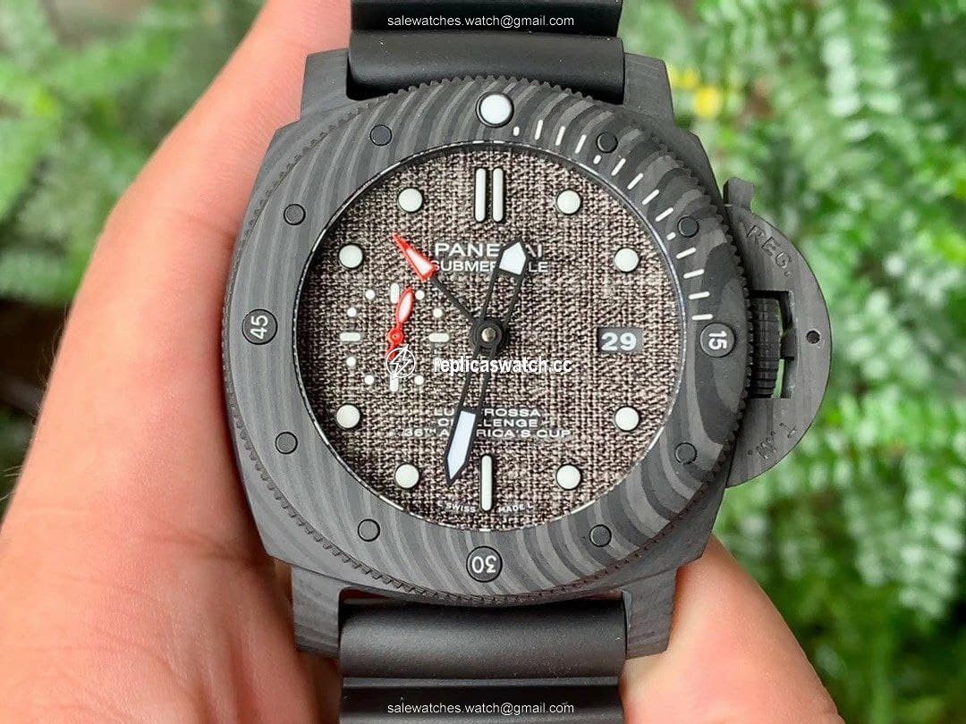 PAM1039 V Carbotech VSF 1:1 Best Edition Grey Sail Dial on Black Rubber Strap P.9010 Clone PAM1039 V Carbotech VSF 1:1 Best Edition Grey Sail Dial on Black Rubber Strap P.9010 Clone