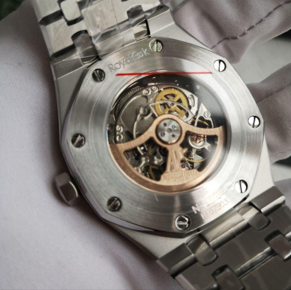 Audemars Piguet Royal Oak Silver Black Dial Skeleton