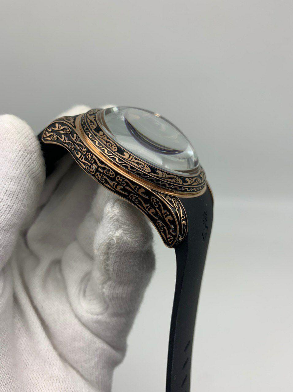 Corum Babble Skeleton Dial Engraving