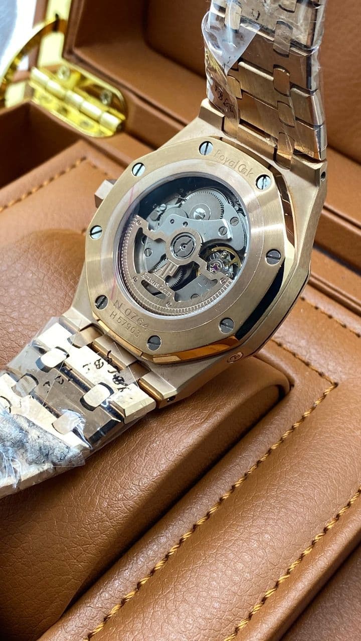 Audemars Piguet White Dial Perpetual Calendar High Version Gold