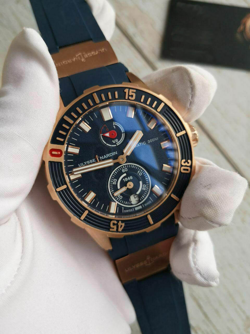 Ulysse Nardin Marine Gold Blue
