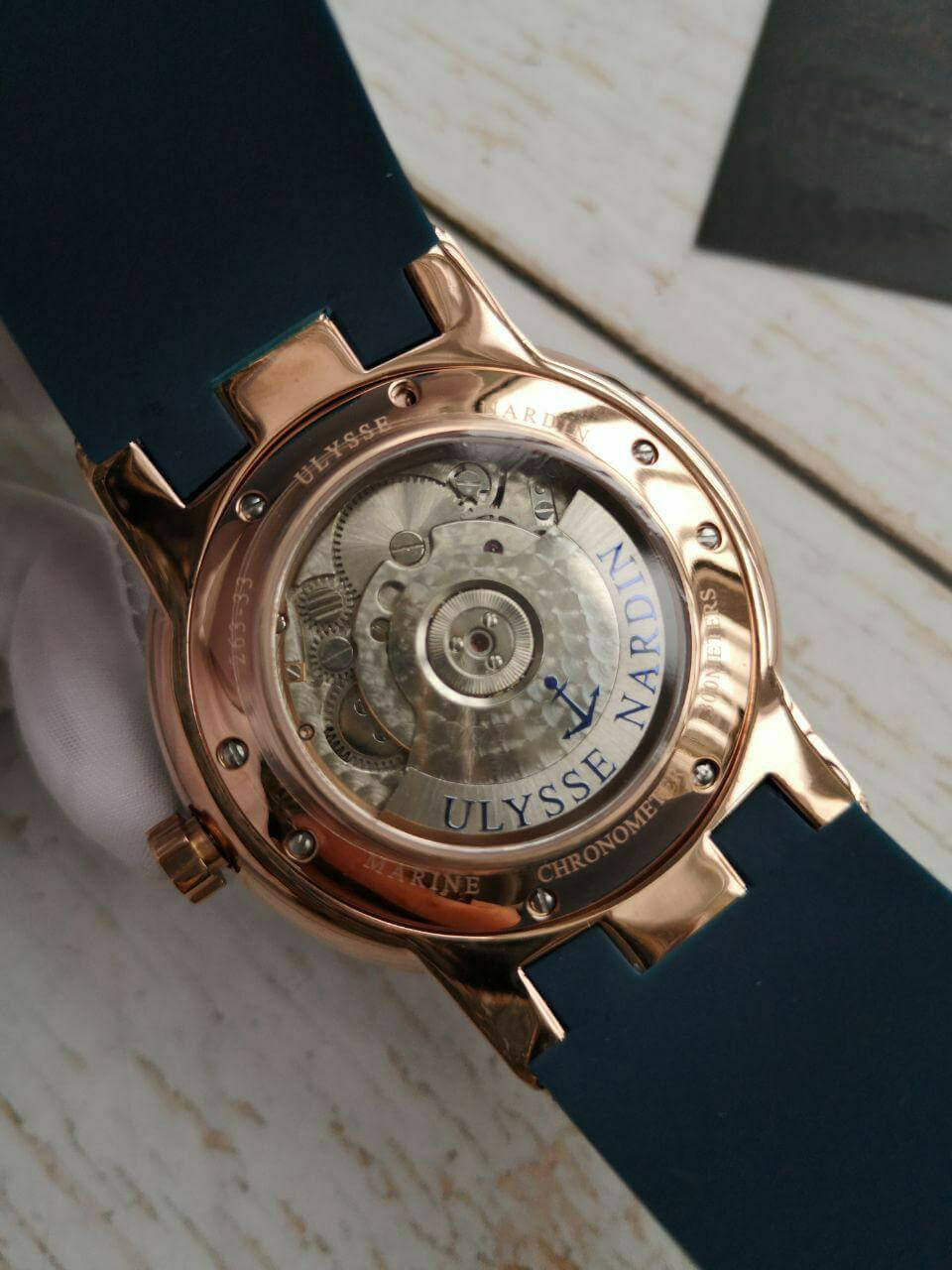 Ulysse Nardin Perpetual Gold Blue