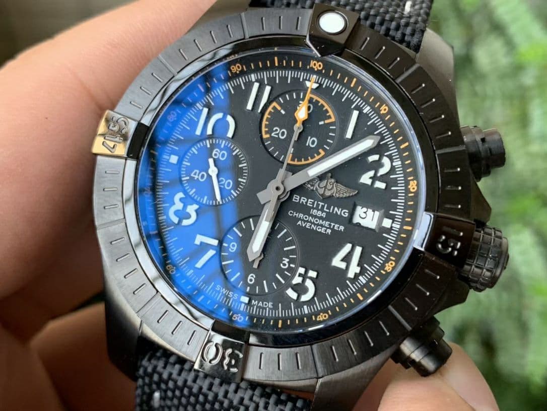 Avenger II Seawolf Chronograph PVD Titanium OXF Best Edition Black Dial on Black Nylon Strap A7750 Avenger II Seawolf Chronograph PVD Titanium OXF Best Edition Black Dial on Black Nylon Strap A7750